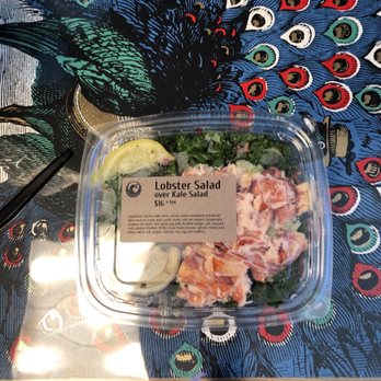 Red's Best - Lobster salad over kale - Seafood Near Me - Boston, Massachusetts