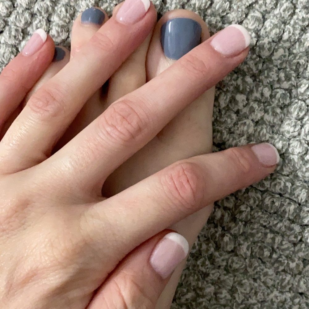 Magic Nails - Mani with powder and gel  pedi - Nail Salons Near Me - Saint Louis, Missouri