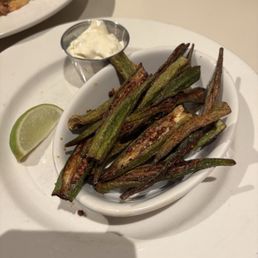 Okra fries Okra fries