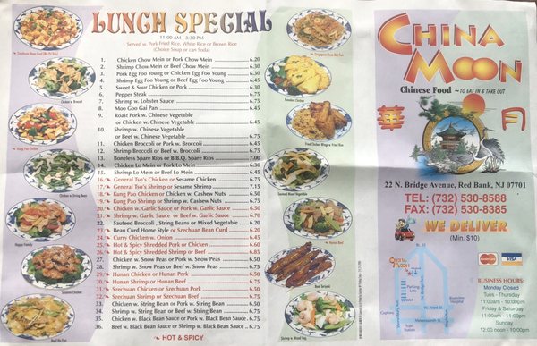Menu photo 2 China Moon Red Bank, NJ