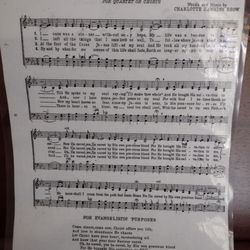 Charlotte Hawkins Brown Memorial State Historic Site - Sheet music written by Ms. Charlotte Hawkins Brown 09/27/2023