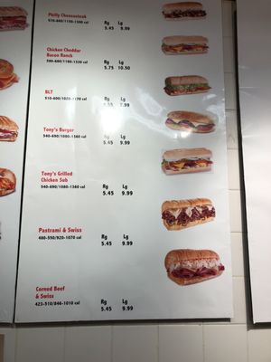 Menu photo 3 Tony's Subs & Snacks Irvington, NJ Menu photo 3 Tony's Subs & Snacks Irvington, NJ
