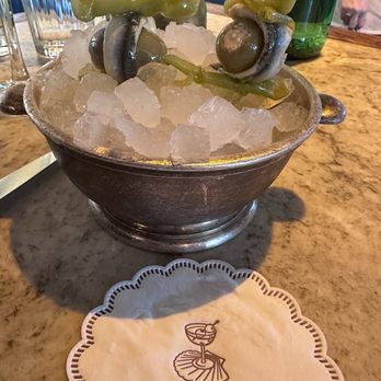 Queen's Raw Bar & Grill - olives on a stick - Seafood Near Me - Los Angeles, California Queen's Raw Bar & Grill - olives on a stick - Seafood Near Me - Los Angeles, California