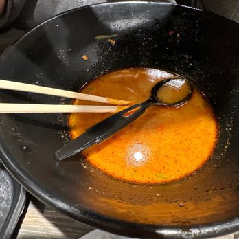 Cupbop - Korean BBQ in a Cup - Black garlic ramen. So good he ate before I could snap it - Barbeque Near Me - Arvada, Colorado Cupbop - Korean BBQ in a Cup - Black garlic ramen. So good he ate before I could snap it - Barbeque Near Me - Arvada, Colorado