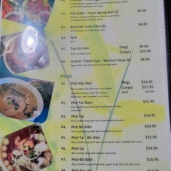 Pho Nguyen Vietnamese Noodle - Menu page 1 - Vietnamese Near Me - Valparaiso, Florida Pho Nguyen Vietnamese Noodle - Menu page 1 - Vietnamese Near Me - Valparaiso, Florida
