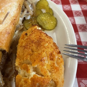 Merichka's Restaurant - Double-baked potato - Steakhouses Near Me - Crest Hill, Illinois Merichka's Restaurant - Double-baked potato - Steakhouses Near Me - Crest Hill, Illinois