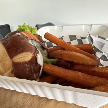 Planet Vegan - Love that pretzel roll - Food Trucks Near Me - Fresno, California Planet Vegan - Love that pretzel roll - Food Trucks Near Me - Fresno, California