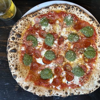 Pizzicletta - Diavola with Pesto - Pizza Near Me - Flagstaff, Arizona