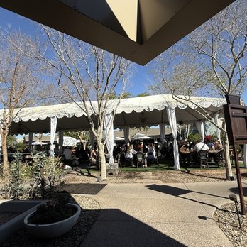 Orchard Tavern - Looking out to Luci's common area -- a beautiful Sunday Brunch time. - Gastropubs Near Me - Phoenix, Arizona Orchard Tavern - Looking out to Luci's common area -- a beautiful Sunday Brunch time. - Gastropubs Near Me - Phoenix, Arizona