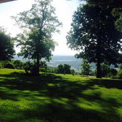 Behind retreat center