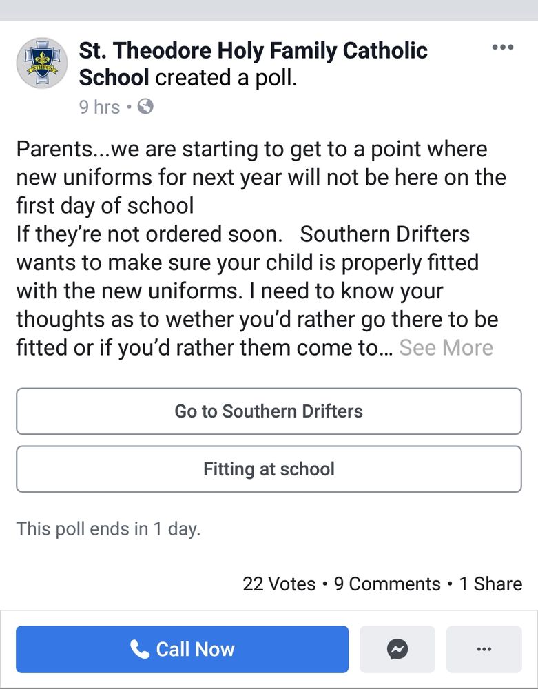 ST THEODORE HOLY FAMILY CATHOLIC SCHOOL 785 Sam Houston Jones Pkwy