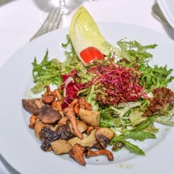 Gutsschänke Neuhof - Salat mit frischen Pilze