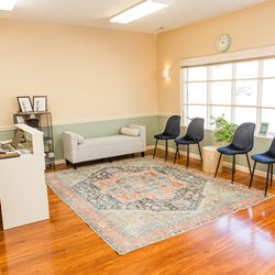 Beyond Pilates - Our comfortable waiting area.