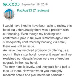 Other ppl who faced this overbooking incident. I found more than 20reviews like this. This hotel intentionally does overbooking. Other ppl who faced this overbooking incident. I found more than 20reviews like this. This hotel intentionally does overbooking.