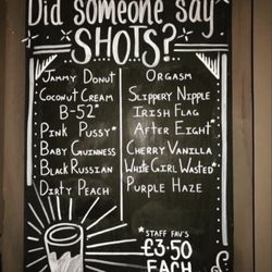 4Q Bar and Lounge Southampton - Specialty shot list