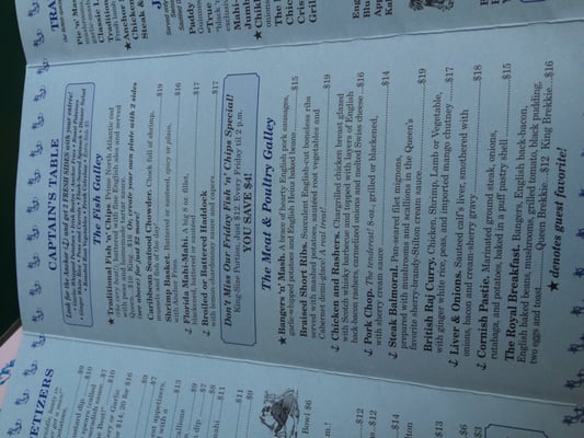 Menu photo 5 Blue Anchor Pub Delray Beach, FL