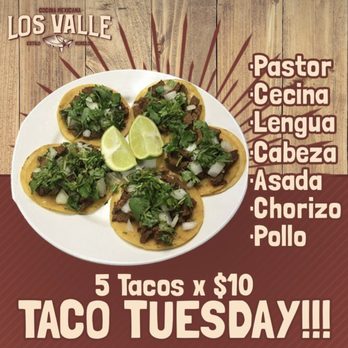 Los Valle Cocina Mexicana - Special for the Tuesday!! - Mexican Near Me Los Valle Cocina Mexicana - Special for the Tuesday!! - Mexican Near Me