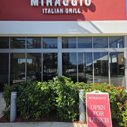 Exterior outside entrance of Miraggio Italian Grill - Outside Entrance - Pompano Beach, Florida Exterior outside entrance of Miraggio Italian Grill - Outside Entrance - Pompano Beach, Florida
