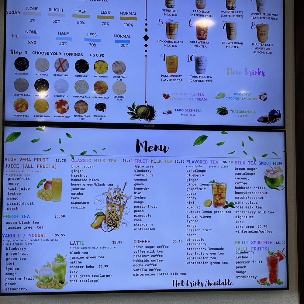 Ding Tea - Menu - Bubble Tea Near Me - Vancouver, Washington