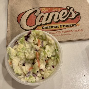 Raising Cane's Chicken Fingers - Coleslaw - Chicken Shop Near Me - Sandusky, Ohio Raising Cane's Chicken Fingers - Coleslaw - Chicken Shop Near Me - Sandusky, Ohio