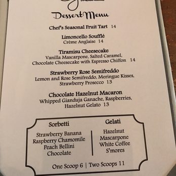 GIADA - Dessert menu - Italian Near Me - Las Vegas, Nevada GIADA - Dessert menu - Italian Near Me - Las Vegas, Nevada