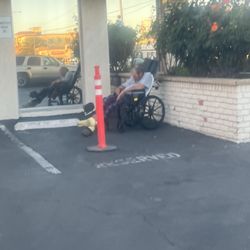 The Care Center on Hazeltine - Man unattended in parking lot.