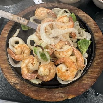 Merida Restaurant - Shrimp à la plancha. - Mexican Near Me - Houston, Texas Merida Restaurant - Shrimp à la plancha. - Mexican Near Me - Houston, Texas