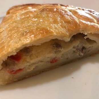 Brewster Pastry - Sausage "empanada." Beautiful, buttery, flakey pastry. - Bakeries Near Me - Brewster, New York Brewster Pastry - Sausage "empanada." Beautiful, buttery, flakey pastry. - Bakeries Near Me - Brewster, New York
