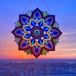 Glass Art Studios - Custom mandala I commissioned as a wedding gift