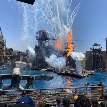 Universal Studios Hollywood - Water World Show 9 - Amusement Parks Near Me - Universal City, California