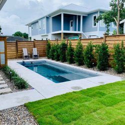 Carolina Creations - Small yard with pool build.
