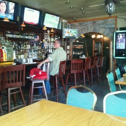 the bar area