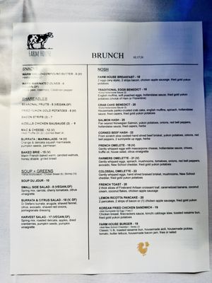 Menu photo 8 Farm House Belmont, CA