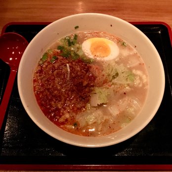 RAMEN-SAN - Spicy miso ($15) with egg (+$1) - Ramen Near Me - Chicago, Illinois