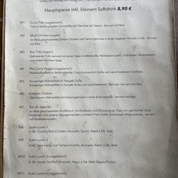 Pholosophy - vietnamese eatery & sushi - Lunch menu
