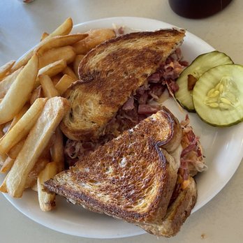 Sunset Grill - Wow. Rueben!!!!  Fries very excellent too. - American Near Me - Ithaca, New York