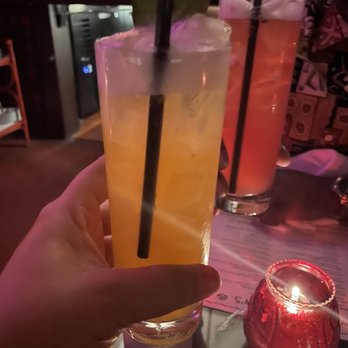 Ruby Chow's - Passionfruit limeade & one unknown cocktail - Asian Fusion Near Me - Atlanta, Georgia