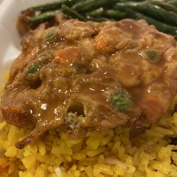 Hudson Buffet - Egg foo young Rice Green beans - Buffets Near Me - Fishkill, New York