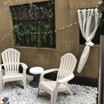 Posh Hair Lounge - Adorable & relaxing outside seating for total relaxation! - Hair Salons Near Me - Cranford, New Jersey Posh Hair Lounge - Adorable & relaxing outside seating for total relaxation! - Hair Salons Near Me - Cranford, New Jersey