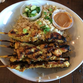 Bowl Thai - Chicken Satay with Fried Rice - Thai Near Me - Gardena, California