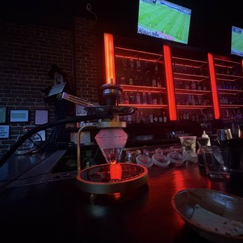Pasha Sf - Hookah at the bar. They have big ones available for tables. - Mediterranean Near Me - San Francisco, California