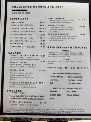 Menu photo 3 Colchester Donuts and Cafe Colchester, CT Menu photo 3 Colchester Donuts and Cafe Colchester, CT