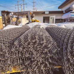 Everguard Fence Materials - Black Chain Link 6ft and 4ft Heights