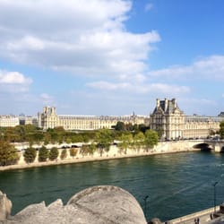 Quais de Seine - River Seine & Musee Louvre from Musee D'Orsay