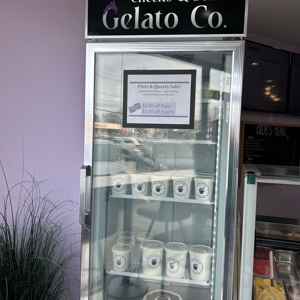 Cheeks & Bean Gelato - You can take home a pint or quarts of gelato! Even a cake! - Gelato Near Me - East Meadow, New York Cheeks & Bean Gelato - You can take home a pint or quarts of gelato! Even a cake! - Gelato Near Me - East Meadow, New York