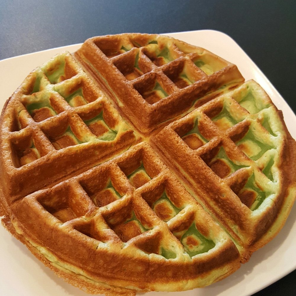 Pho 1 - Pandan waffle (as in Pandan leaf) yum! - Vietnamese Near Me - Largo, Florida
