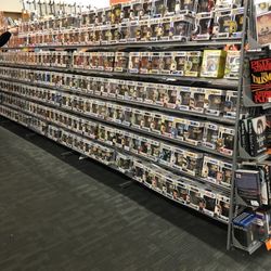 2nd and Charles - Funko pop wall