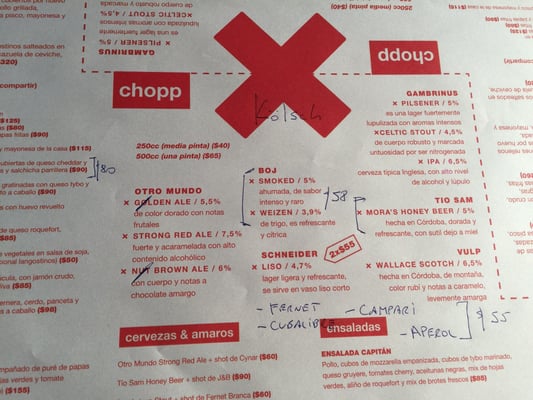 Menu photo 3 Capitán Córdoba, X