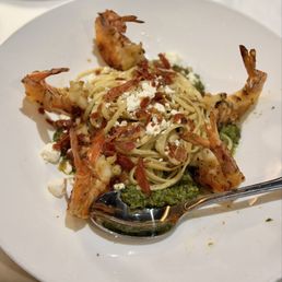 Shrimp linguine Shrimp linguine