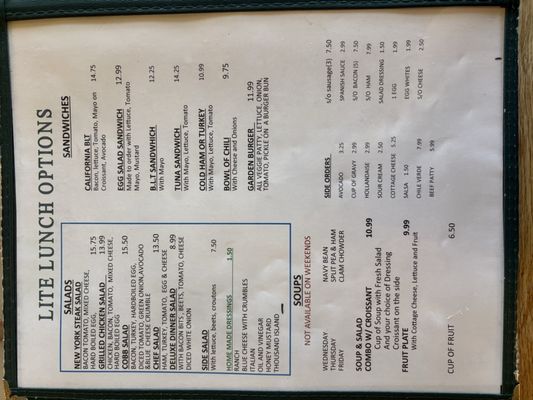 Menu photo 8 Arthur's Restaurant Mentone, CA